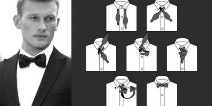 Ca un fluture cravată scheme de legare bowtie (legarea) Cum de a lega un circuit de cravată care leagă papion