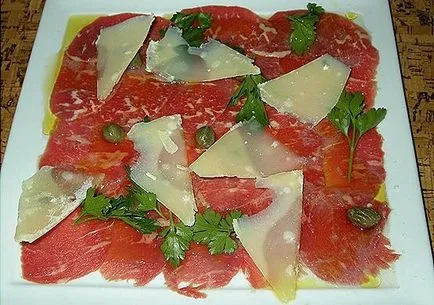 Carpaccio ce este și cum să-l gătească