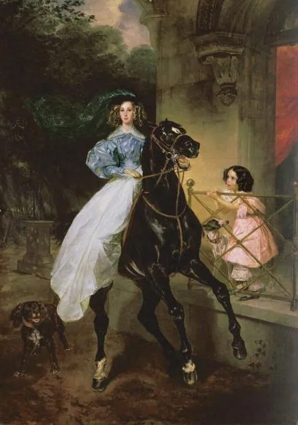 Karl Bryullov călăreț
