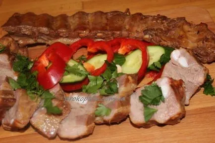 Fumatul într-o afumătoare coaste - prokoptim