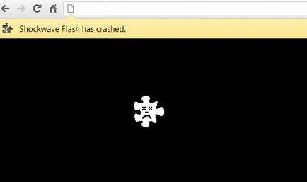 Colapsul plugin-ul Adobe Flash Player în mozile 1