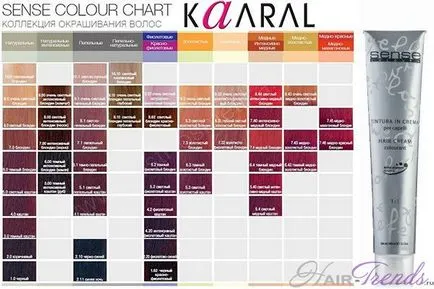 Pictura Sens kaaral - paleta de culori