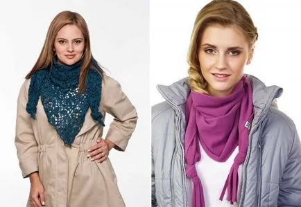 Frumos la modă șal eșarfă - opțiuni elegant pentru legarea eșarfe eșarfe în jurul gâtului, pe cap