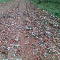 În cazul în care pentru a utiliza cărămizi sparte