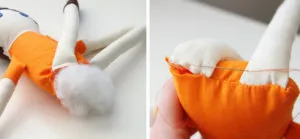 Doll pentru un băiat cu mâinile