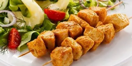 kebab de pui pe frigarui în cuptor - retete pentru marinate și carne secrete suculente (cuptor) kebab de pui pe frigarui în cuptor - retete pentru marinate și carne secrete suculent
