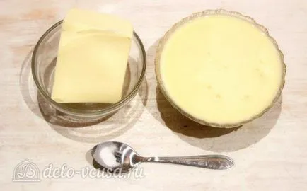 Crema de lapte condensat si reteta unt cu o fotografie - un pas cu pas crema de gătit din lapte condensat și unt (cremă de lapte condensat si reteta unt cu fotografie) Crema de lapte condensat si reteta unt cu o fotografie - un pas cu pas crema de gătit din lapte condensat și unt
