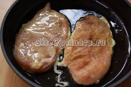cotlet de pui cu brânză și roșii