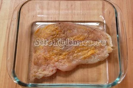 cotlet de pui cu brânză și roșii