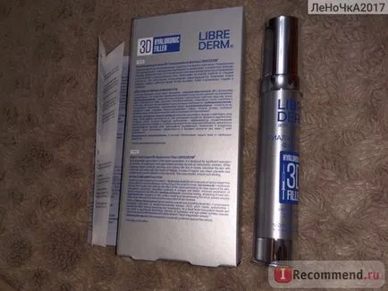 Cremă librederm (libriderm) noapte umplere hialuronic 3d