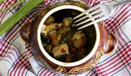 Pui cu legume în ghivece rețetă cu o fotografie - un pas cu pas de pui gătit cu legume la cuptor