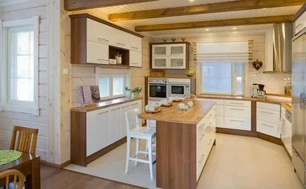 Bucataria din casa țară - proiectare (59 imagini) cu mâinile, sala de mese interior, manual, fotografice și (lor) Bucataria din casa țară - proiectare (59 imagini) cu mâinile, sala de mese interior, manual, fotografice și