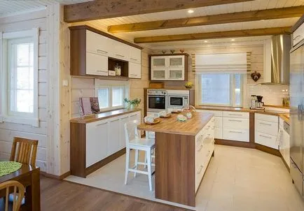 Bucataria din casa de țară - Design (59 imagini) cu mâinile, sala de mese de interior, manual, fotografice și (proiectare) Bucataria din casa țară - proiectare (59 imagini) cu mâinile, sala de mese interior, manual, fotografice și