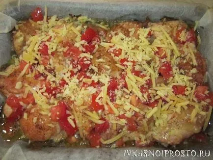 Pui la cuptor cu brânză - un pas cu pas reteta cu fotografii, și delicioase și simplu