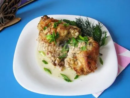 Pui în sos de maioneza coaptă în cuptor (de pui) Pui în sos de maioneza coaptă în cuptor