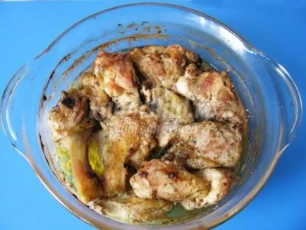 Pui în sos de maioneza coaptă în cuptor (de pui în sos de maioneza coaptă în cuptor) Pui în sos de maioneza coaptă în cuptor
