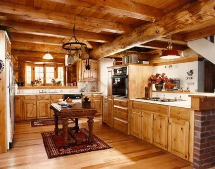 Bucataria din casa de țară - Design (59 imagini) cu mâinile, sala de mese de interior, manual, fotografice și (țară) Bucataria din casa țară - proiectare (59 imagini) cu mâinile, sala de mese interior, manual, fotografice și