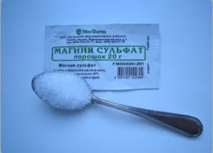 Magnesia (sulfat de magneziu), constipație - cum să ia purgație, comentarii