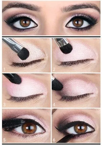 Machiaj pentru ochi caprui - fotografie și video (make-up videoclip pentru ochi caprui) Machiaj pentru ochi caprui - foto și video