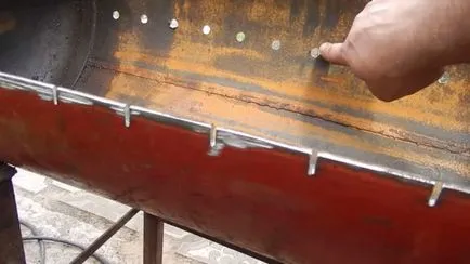 sticla BBQ de gaz cu mâinile sale - instrucțiuni cu fotografii, desene cu dimensiuni și video (gaz) sticla BBQ de gaz cu mâinile sale - instrucțiuni cu fotografii, desene cu dimensiuni și video