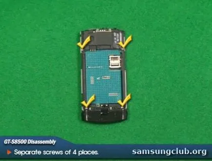 dezasamblare manuală samsung wave gt-S8500 - samsungclub