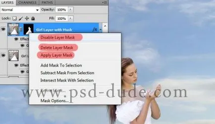 O mască de strat în Photoshop