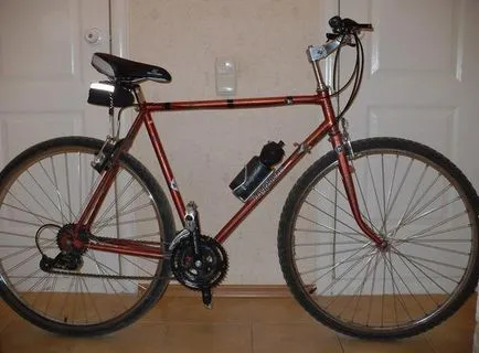 Actualizarea unei biciclete vechi, bicicleta