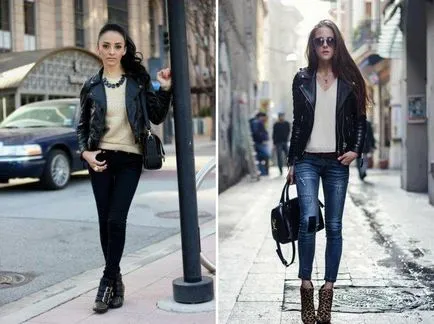 Jachete din piele de moda toamna-iarna 2017 (50 fotografii)
