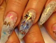 extensii de unghii gel, acrilic, design franceză (unghii) extensii de unghii cu gel, acrilic, proiectare franceză