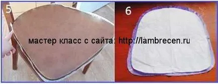 Capul pe un scaun cu mâinile sale mâini, perdele, Lambrichene, textile de casa proprii