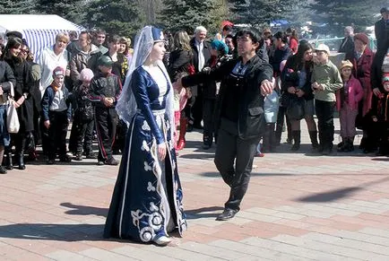 În Caucaz, nefericit ca tineret dansuri lezginka - 04 iunie 2014