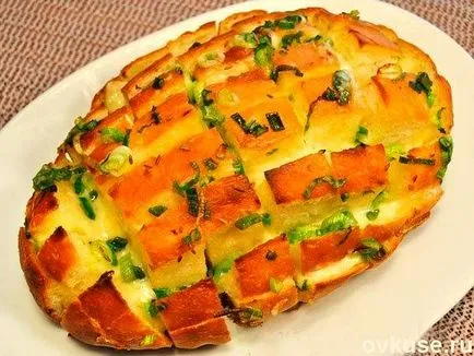 Neobișnuit gustoase pâine pâine umplute, Expres - tort (caserolă) în pâine - rețete simple,