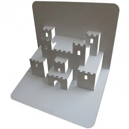 carte poștală în bloc cu propriile mâini - arhitectura pop-up