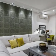 Decorarea pereților în camera de zi de 65 de idei moderne, fotografia în interior