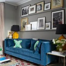 Decorarea pereților în camera de zi de 65 de idei moderne, fotografia în interior