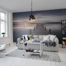Decorarea pereților în camera de zi de 65 de idei moderne, fotografia în interior