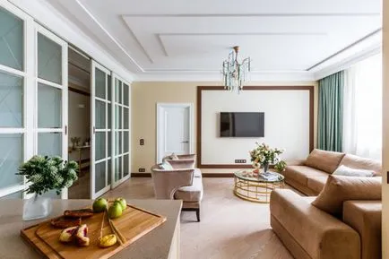 Decorarea pereților în camera de zi de 65 de idei moderne, fotografia în interior