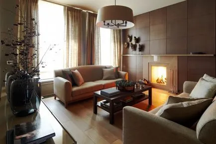 Decorarea pereților în camera de zi de 65 de idei moderne, fotografia în interior