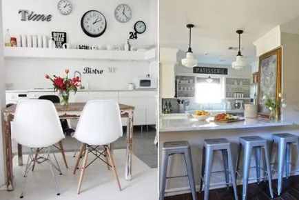 Decorarea peretilor din bucatarie - designer de consiliere, lucruri interioare