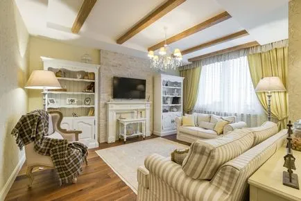 Decorarea pereților în camera de zi de 65 de idei moderne, fotografia în interior