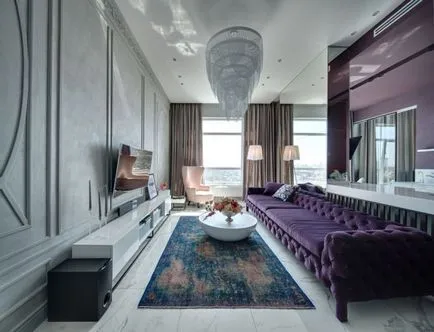 Decorarea pereților în camera de zi de 65 de idei moderne, fotografia în interior