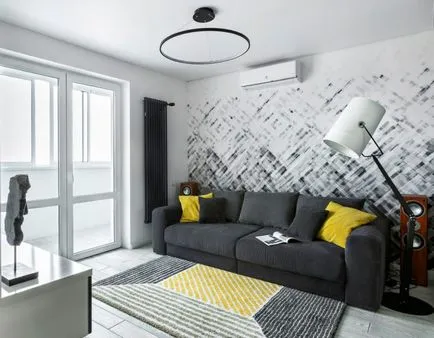 Decorarea pereților în camera de zi de 65 de idei moderne, fotografia în interior