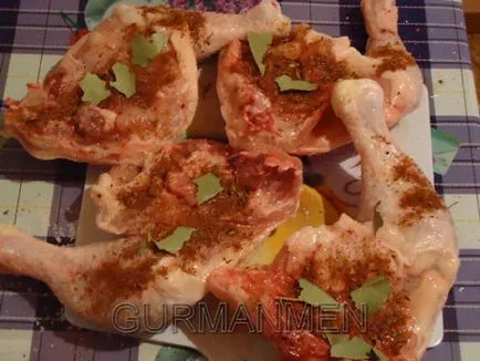 Hot picioare de pui afumat, atunci când sunt preparate bărbați (afumat pulpe de pui) pulpe de pui afumat la foc, atunci când ați terminat de bărbați
