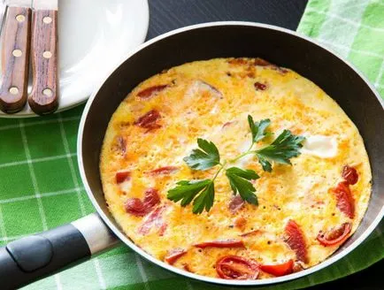 Omletă cu rosii - cele mai bune rețete de omletă cu roșii (sarcina) Omletă cu rosii - cele mai bune rețete de o omletă cu roșii