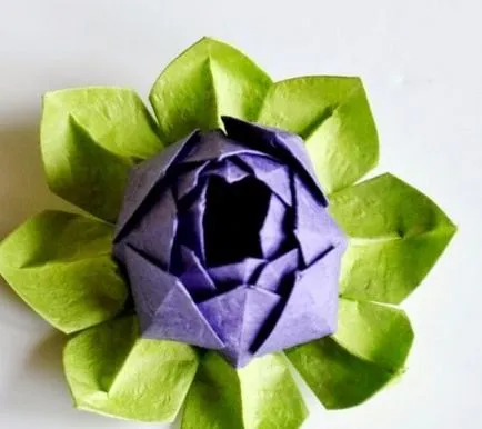 Lotus diagrama de asamblare hârtie origami și instrucțiuni pas cu pas (origami lotus) Lotus diagrama de asamblare de hârtie origami și instrucțiuni pas cu pas