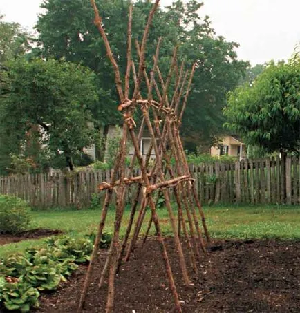 sprijin autentic pentru plante mai înalte