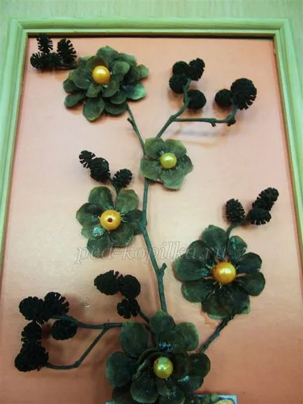 Panouri de toamnă realizate din materiale naturale, cu propriile lor mâini (appliqué toamnei) Panouri de toamnă realizate din materiale naturale, cu propriile lor mâini