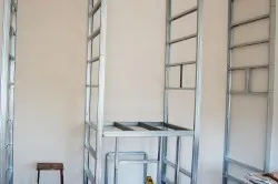 Finisare nișă de gips-carton cu mâinile lor (gips-carton) Finisare gips-carton de nișă cu mâinile lor