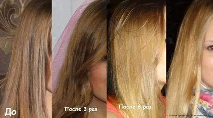 Calmeaza parul de 2 nuanțe în casă, înainte și după fotografii