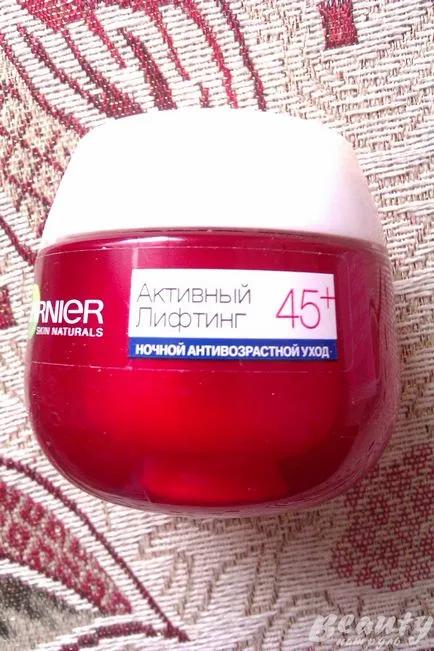 Recenzii de noapte crema de fata - de ridicare garnier activă - 45